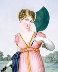 Flirten, graverad av Augrand, c.1816